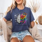 Mental Health Matters Heather Blue Shirt